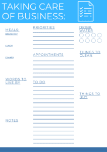 Home Organizing Printables