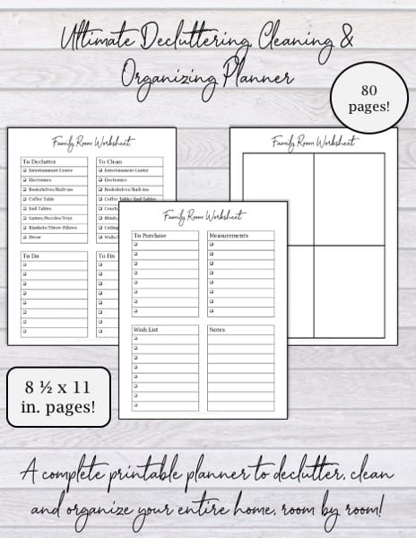 Free Printable : Declutter Order - Clean Mama
